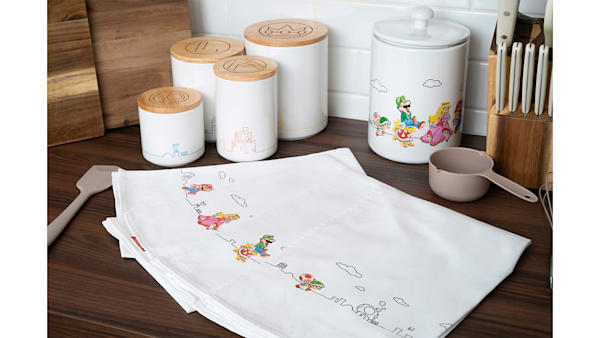 Super Mario Home Collection Kitchen Towels Set of 4 Nintendo Official Site